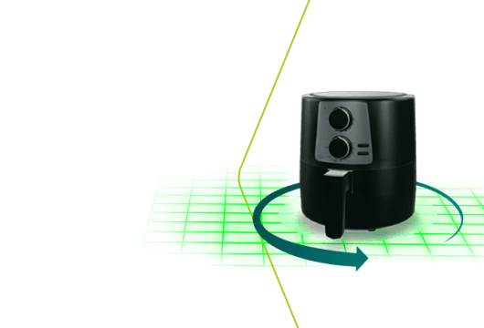 Vista 360 de realidad aumentada de electrodomésticos Haceb