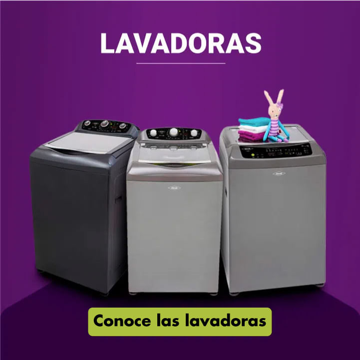 lavadoras y secadoras digitales y