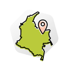 icono del mapa de colombia