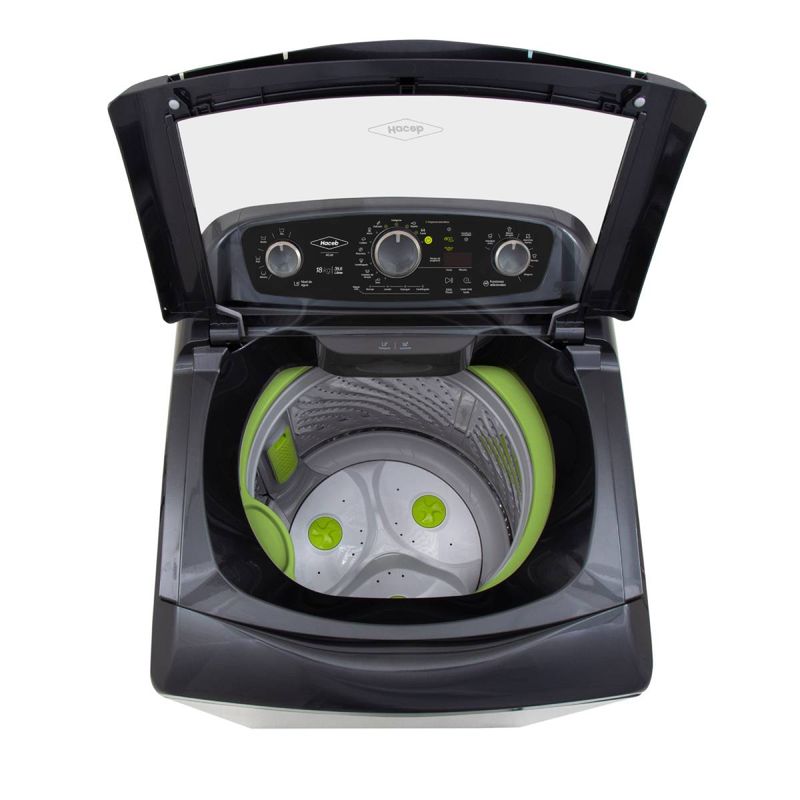 lavadora digital atlas 18 kg ox haceb grafito