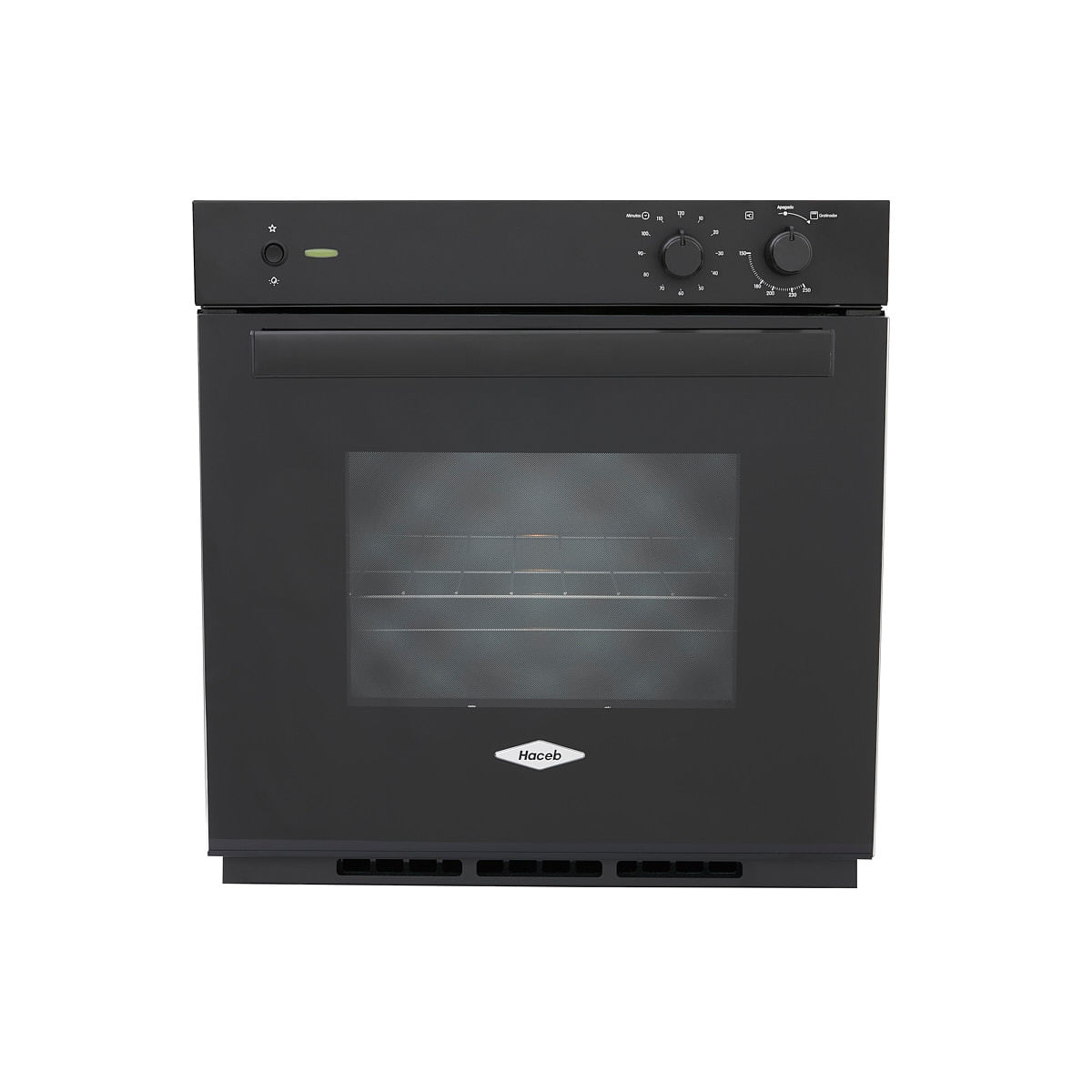 Horno mixto Masala 60 cm manija negra 120V gas natural Haceb