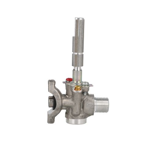 Válvula larga, con brida en aluminio, para cubiertas cristal Haceb