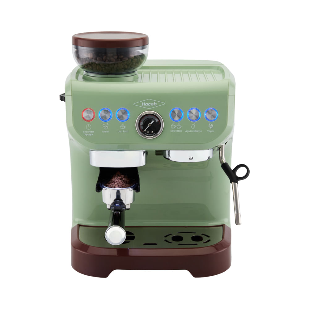 Máquina de café con molino Haceb Verde