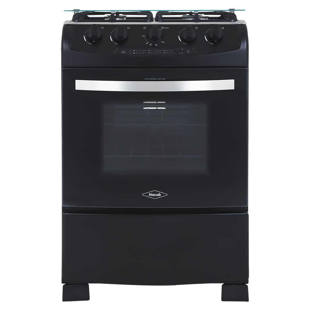 Estufa Orégano Haceb 60-VF Gas Natural Negro