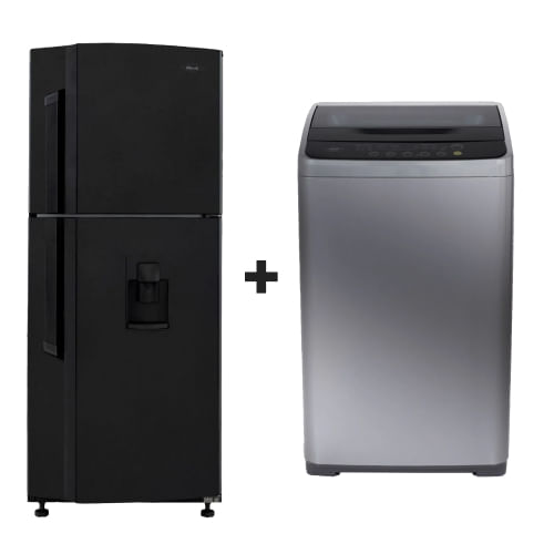 Nevera Haceb No Frost 243 Lt + Lavadora 8.5 Kilogramos Panel Frontal