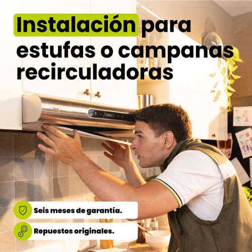 Instalación de Campana recirculadora Haceb