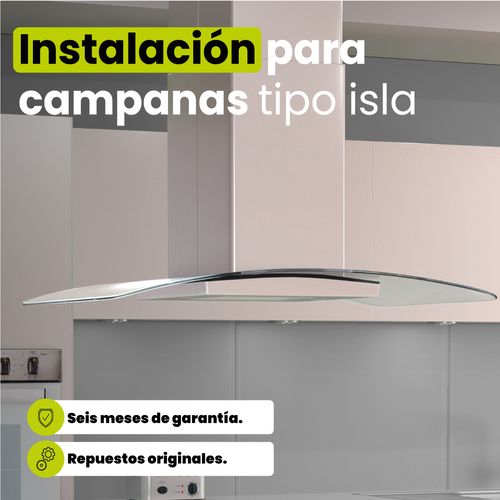 Instalación Campanas Isla Haceb