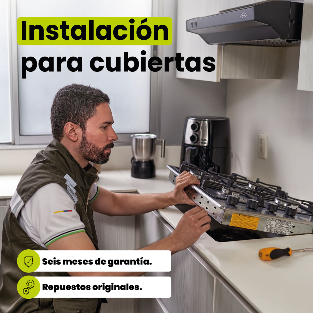 Instalación de cubiertas Haceb