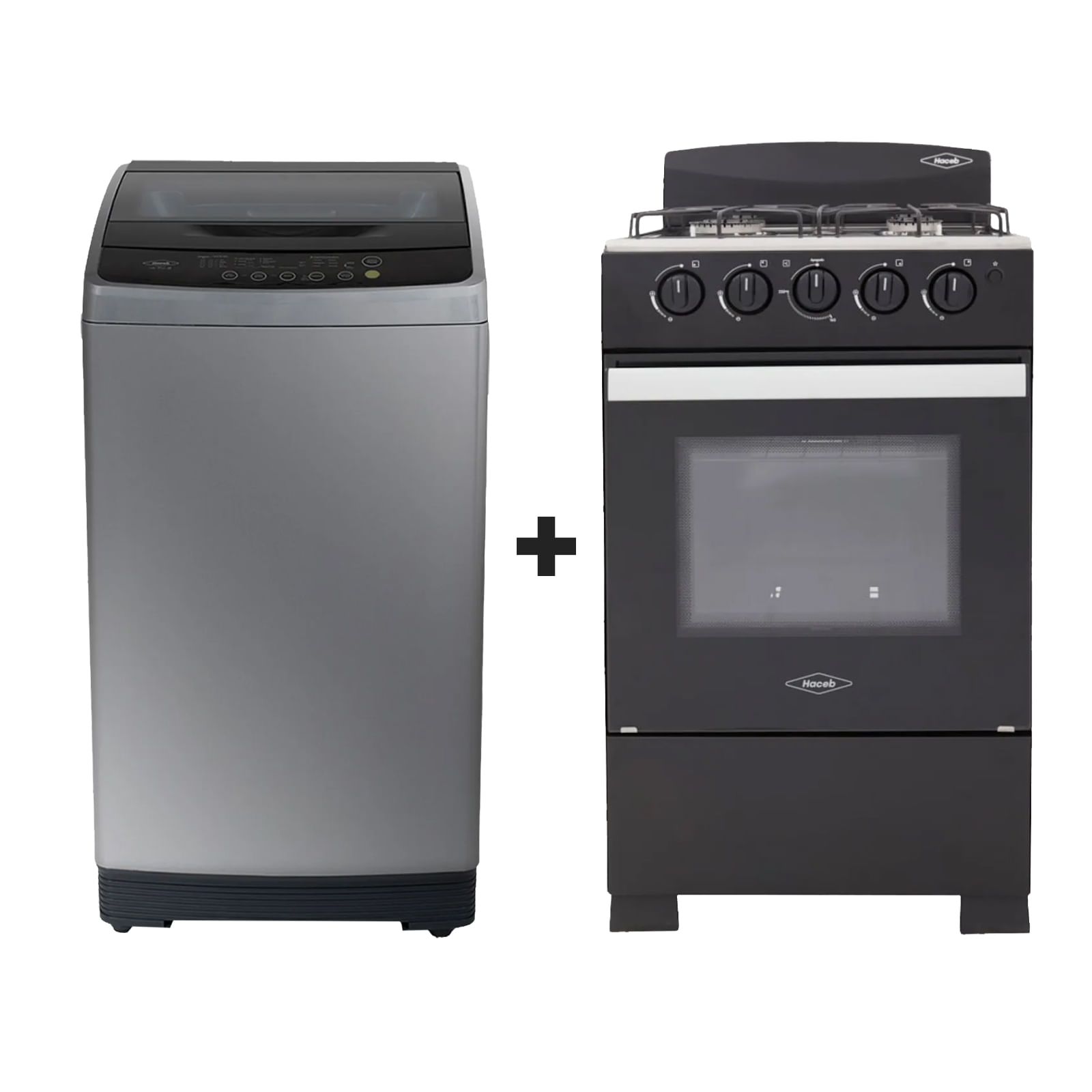Lavadora 11 Kg Panel Frontal Digital Gris + Estufa Romero Torre