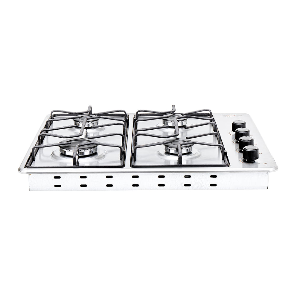 Estufa de empotrar Haceb inox 60x51 cm platina a gas natural