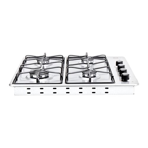 Estufa de empotrar Haceb inox 60x51 cm platina a gas propano