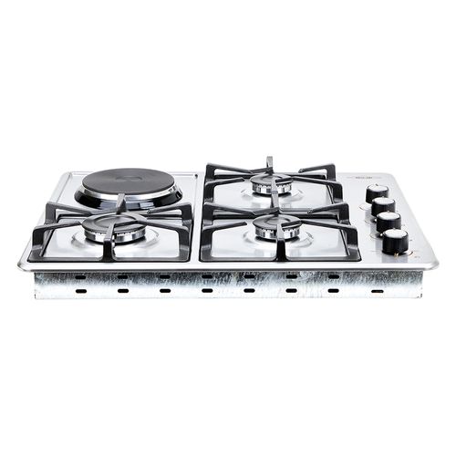 Estufa de empotrar Haceb inox 60x51 cm mixta 120v a gas natural
