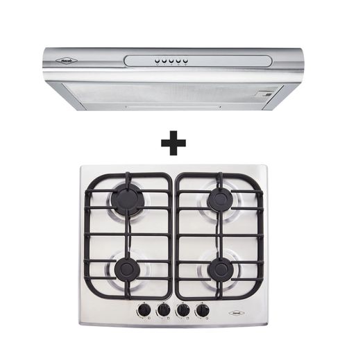 Pack Estufa Inox + Campana Slim