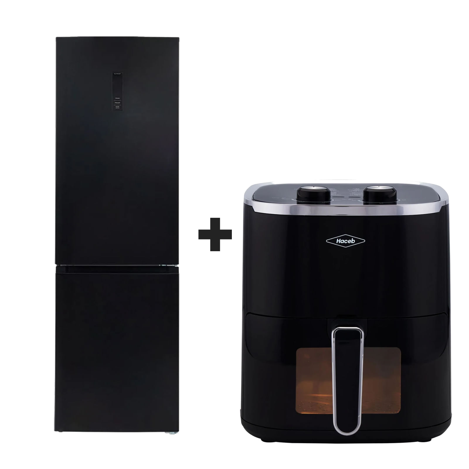 Combo Momentos gourmet: Nevera  Bottom Mount 382 Lts + Freidora de aire Haceb 4.2 litros