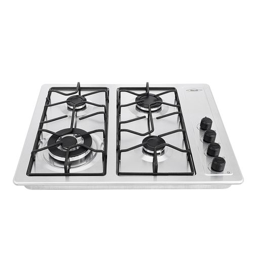 Estufa de empotrar inox 66X54 cm triple corona a gas natural Haceb