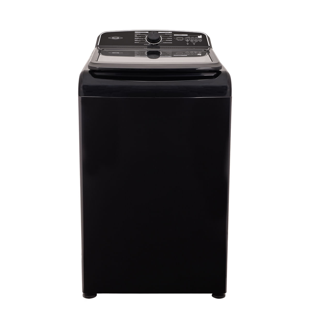Lavadora Haceb carga superior 18 Kg con perilla negra