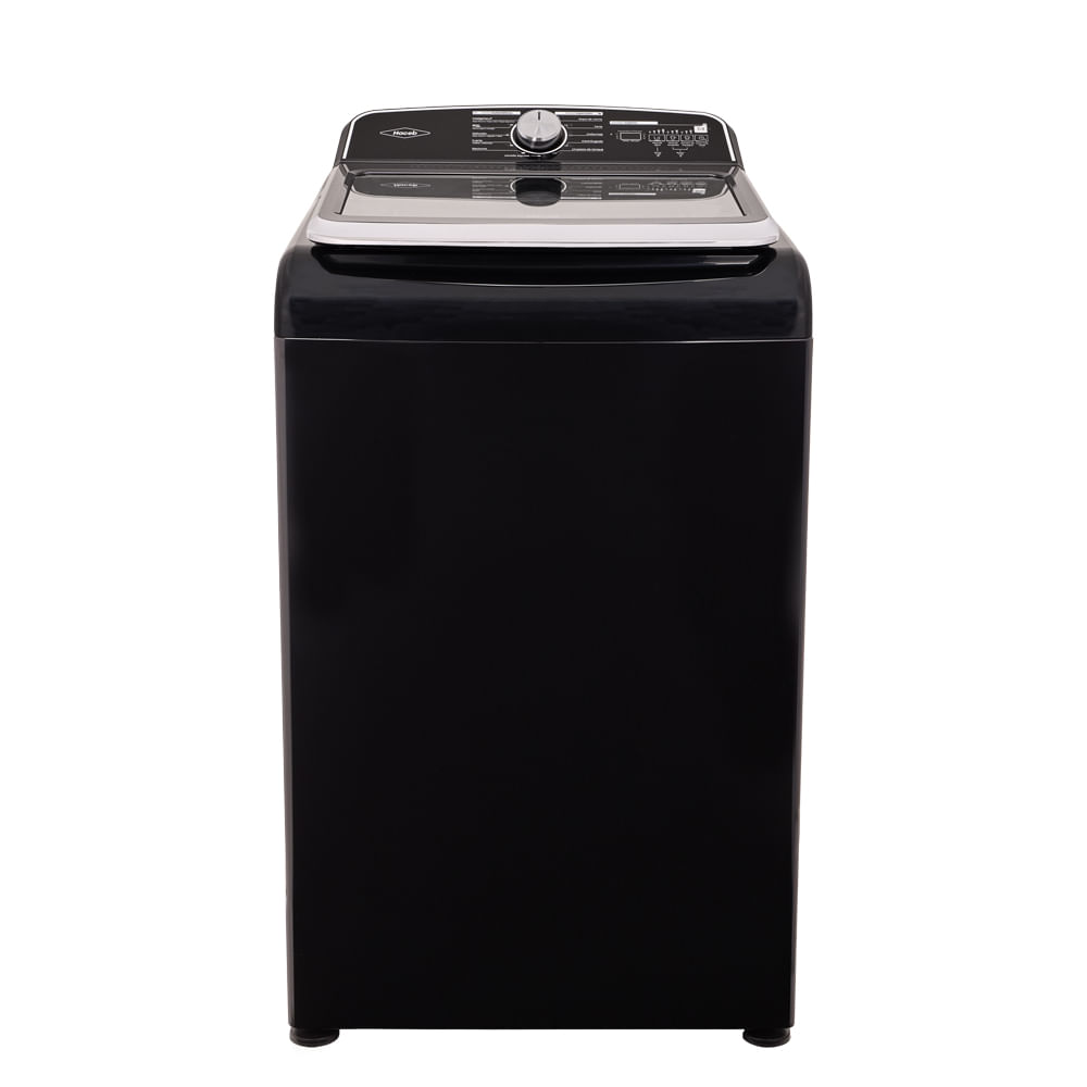 Lavadora Haceb carga superior 20 Kg con perilla cromada.