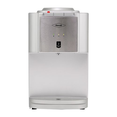 Dispensador de agua de mesa plateado