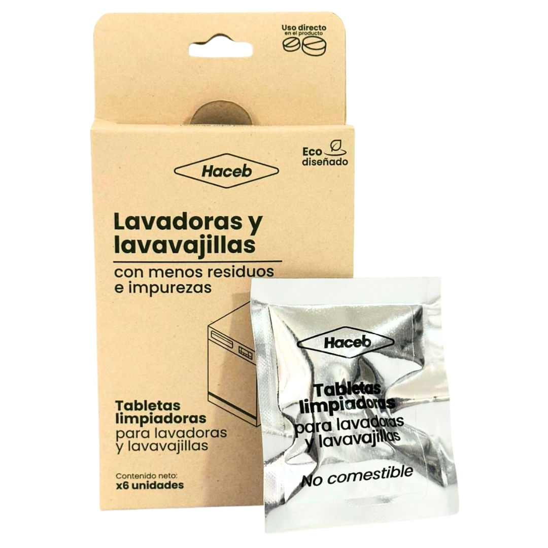 Tabletas Limpia Lavado/Lavavajillas