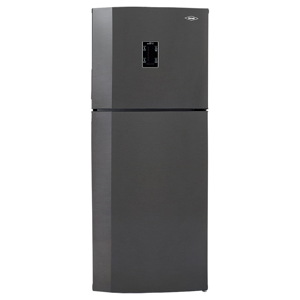 Nevera Haceb No Frost 404 Litros Manija Integrada Inox Negra