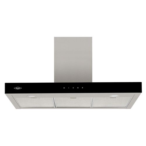 Campana península Haceb tipo T inox-negro de 90cm