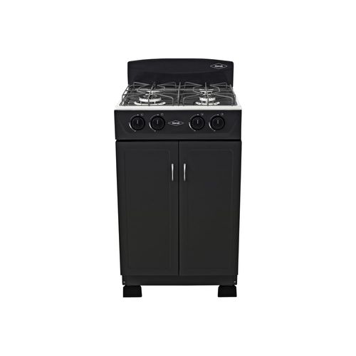 Estufa Gabinete torre negra  50 cm gas natural&nbsp;Haceb