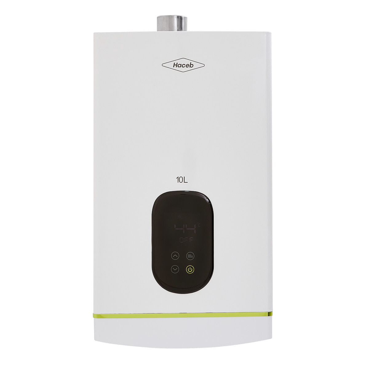 Calentador paso tiro forzado 10 L modulante gas natural blanco Haceb