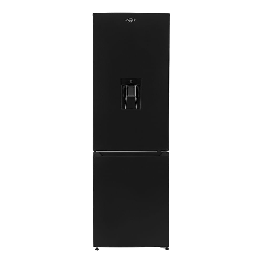 Nevera Haceb Bottom mount 314 litros con dispensador de agua Inox negra