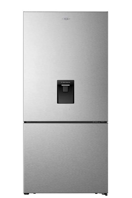 Nevera Haceb Bottom Mount 543 Litros Inverter con Dispensador de Agua Inox