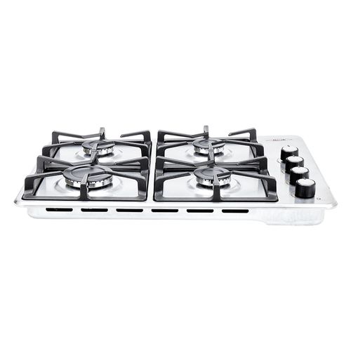 Estufa de empotrar Haceb inox 60x43 cm hierro fundido a gas natural