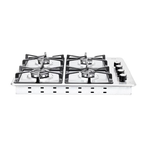 Estufa de empotrar Haceb inox 60x51 cm hierro fundido a gas natural