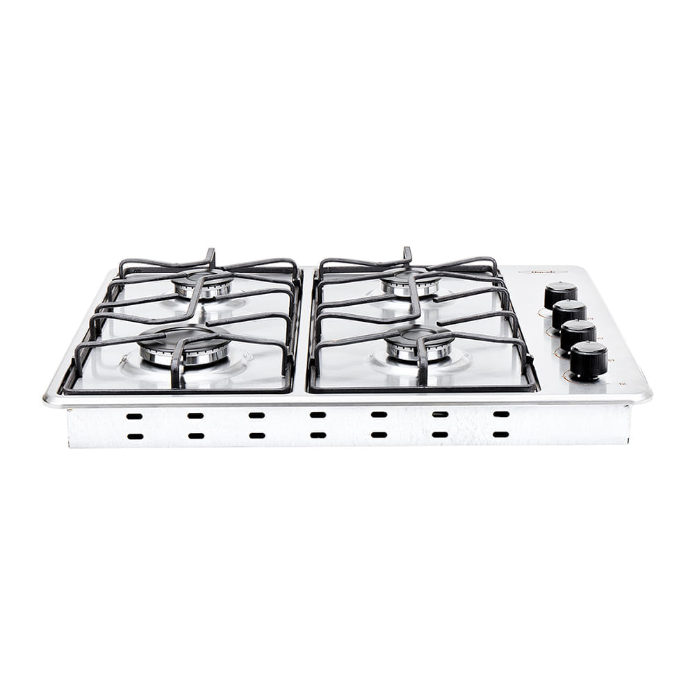 Estufa de empotrar Haceb inox 60x51 cm platina a gas propano