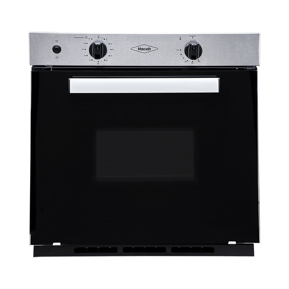 Horno a gas natural Haceb inox negro