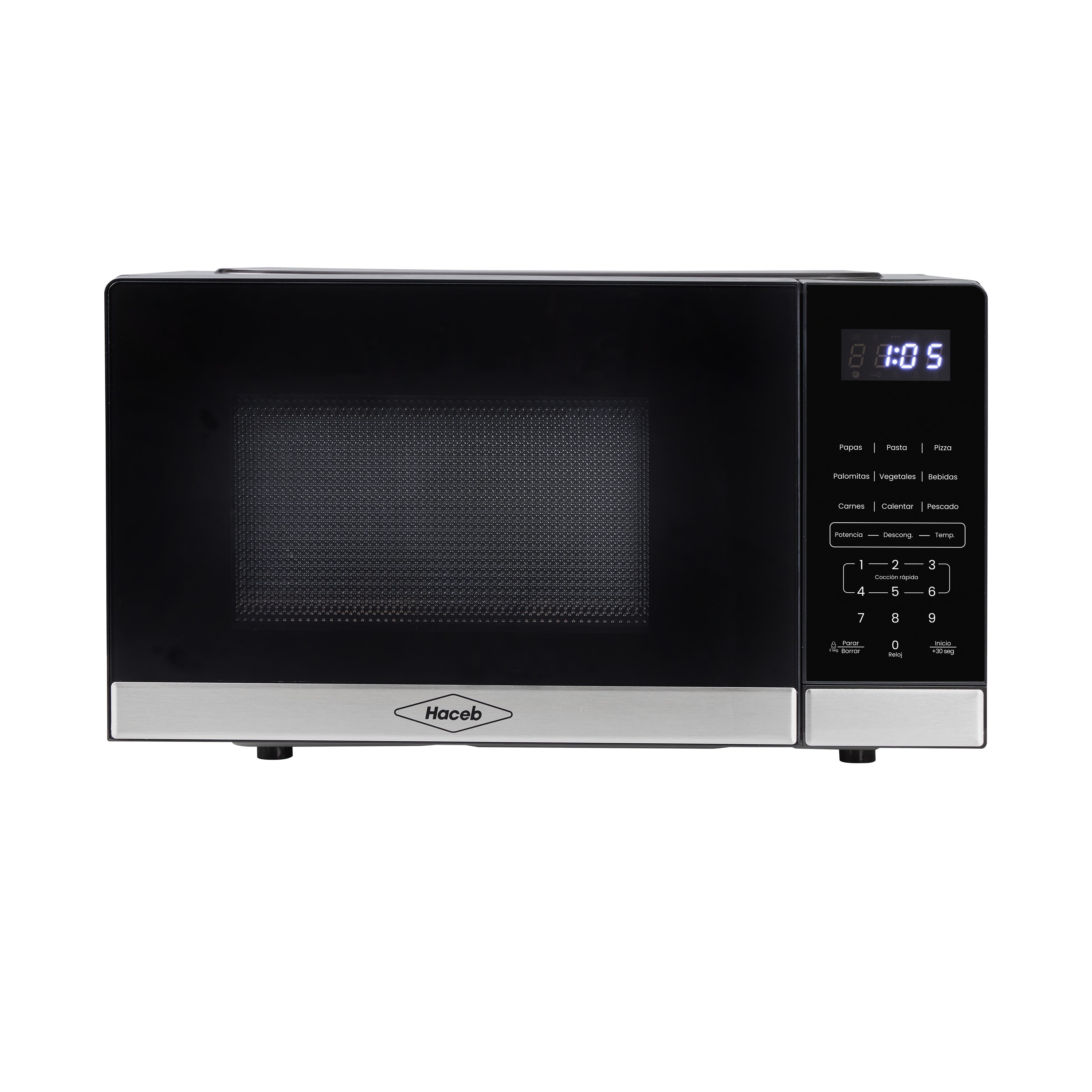 Horno Microondas Haceb 0.7 - 20L Negro tipo Push