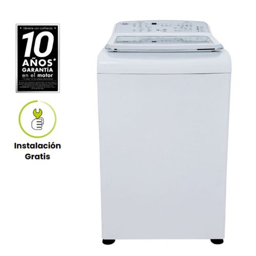 Lavadora ZOÜ 14 Kilogramos Haceb digital Blanca
