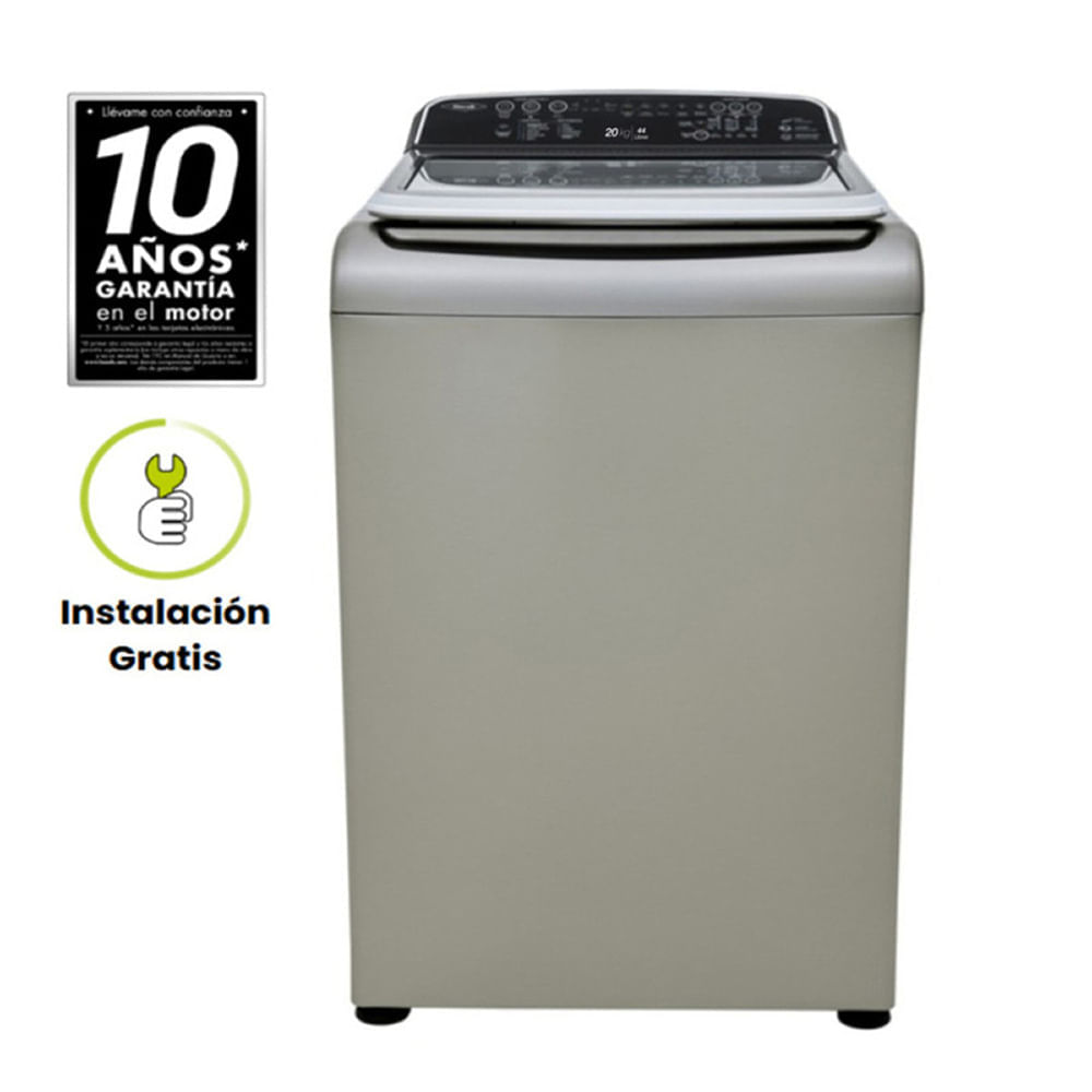 Lavadora ZOÜ 20 Kilogramos Haceb Digital Inox