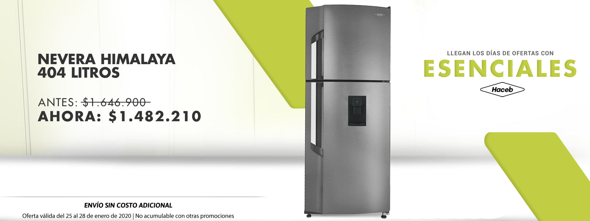 Esenciales Haceb - Nevera Himalaya 404
